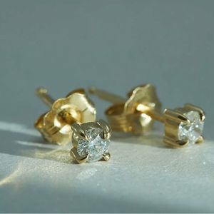 Catbird Angel Hair Diamond Stud, Sparkler (pair)